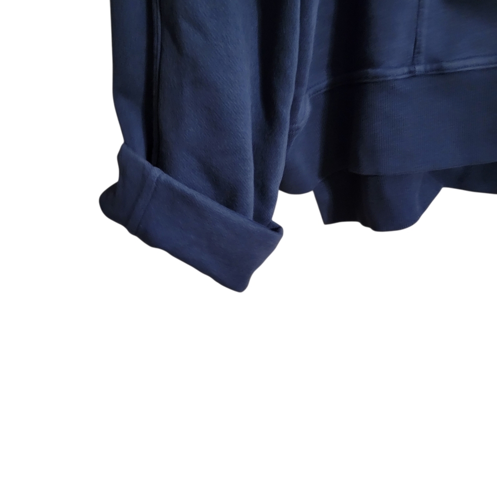 Pilcro Anthropologie Blue Johnny Collar Sweatshirt - Picture 6 of 10